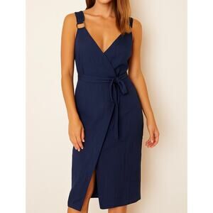 Sleeveless V-Neck Shiny Bright Dress Slit Long Dress Elegant